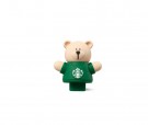 Starbucks® Reusable Cup Stopper Bearista Green thumbnail