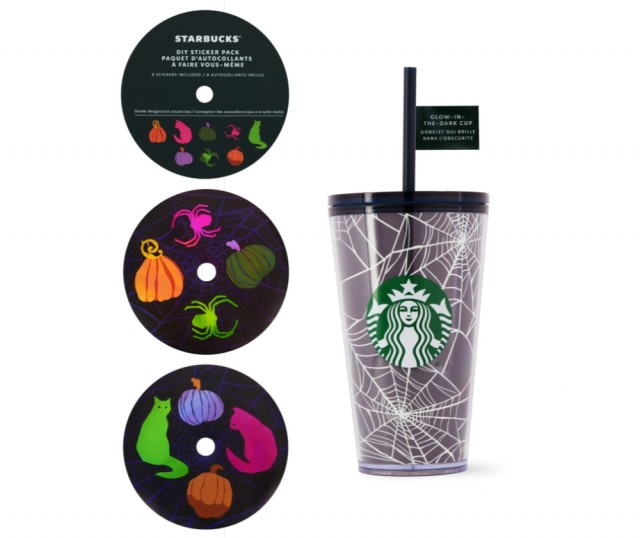 Starbucks® Cold Cup Glow in the Dark w/Stickers 16oz Starbucks Sverige